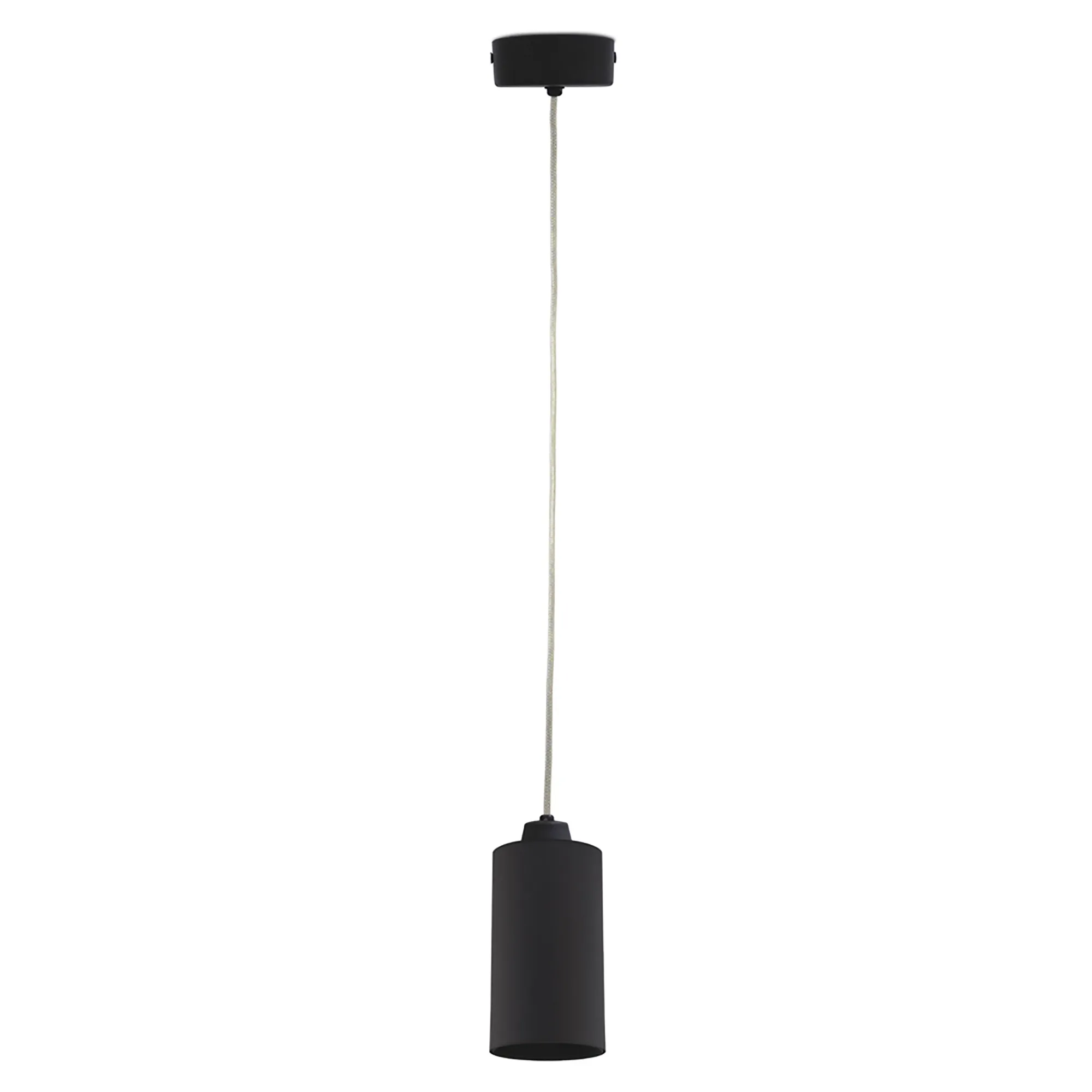 DL350019  Eos 15 P, 15W Black & Black LED Pendant Spotlight 1180lm 10° 2700K IP20